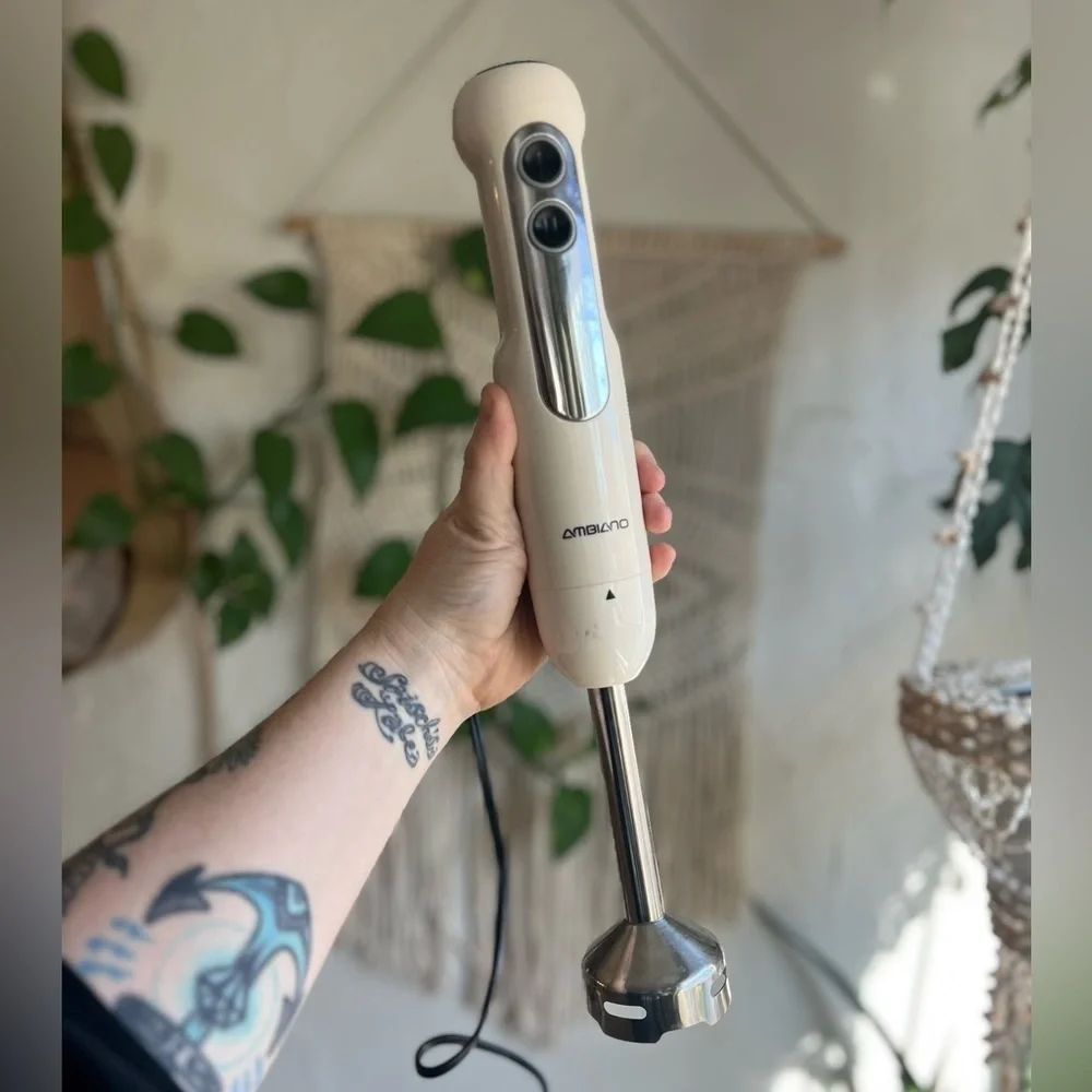 ALDI Ambiano Hand Blender Set – 180W, White, with Attachments